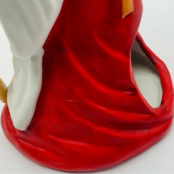 Vintage Porcelain Halloween Candle Lamp Witch Figurine w/ Box Taiwan - Picture 11 of 14